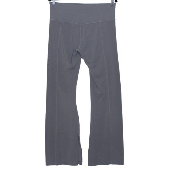 Athleta Side Slit Grey Yoga Pants Size Large - Picture 6 of 9